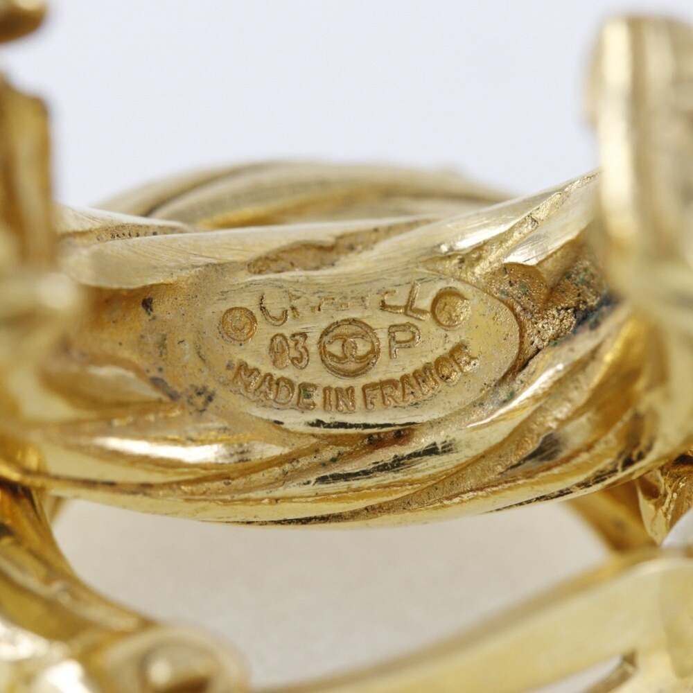 Chanel Clip-On Earrings Gold- #228764C72B - Picture 8 of 9